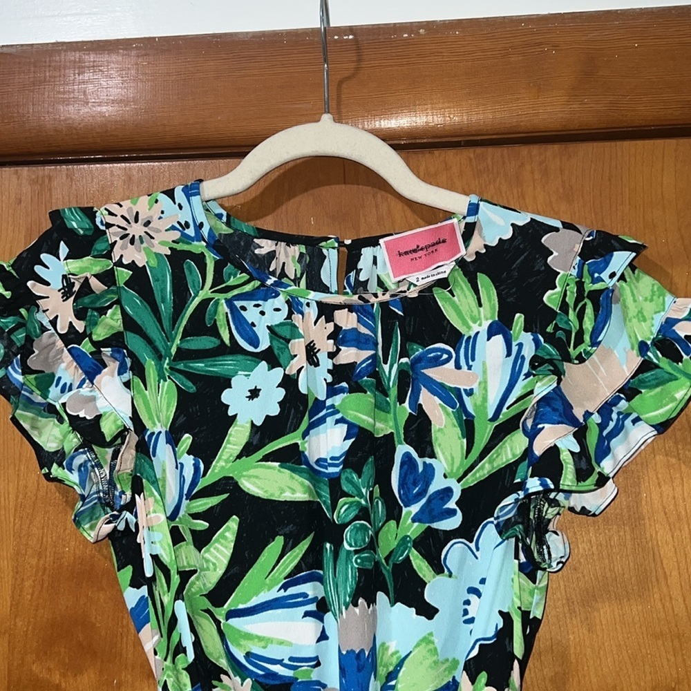 Kate Spade New York Full Bloom Floral Mini Dress Size 2 - Picture 10 of 12